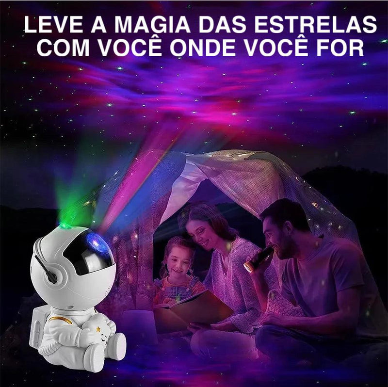 Projetor Astronauta de Estrelas e Galáxias -【StarVoyager™】