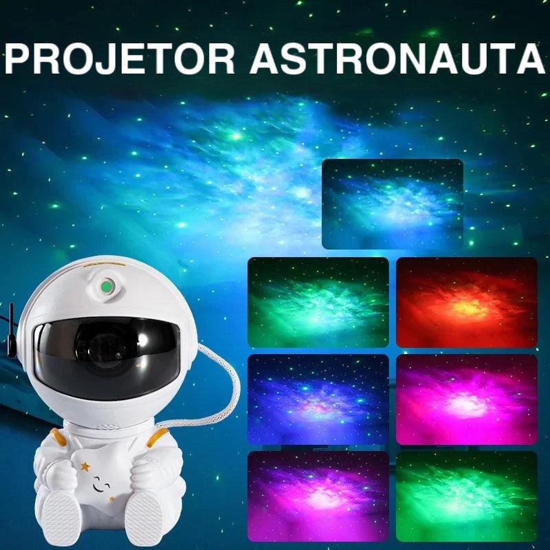 Projetor Astronauta de Estrelas e Galáxias -【StarVoyager™】