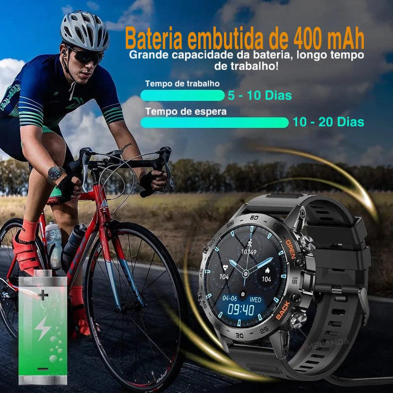 【Melanda Titan™】- O Smartwatch Masculino para Desafios Extremos!