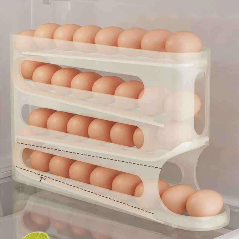 【EggMaster™】- Mantenha Seus Ovos Sempre Frescos e Organizados na Geladeira!