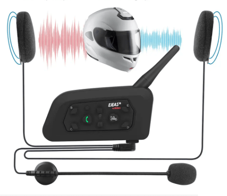 【EJEAS V6 PRO™】: Comunicação Perfeita e Confiável para Suas Aventuras de Moto!