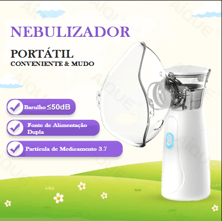 【BreathEasy™】- O Nebulizador Portátil que Transforma Seu Cuidado Respiratório!