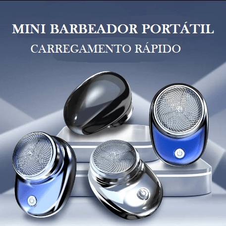 【Mini Shaver Pro™】 O Barbeador Elétrico Portátil que Transforma o Seu Dia a Dia