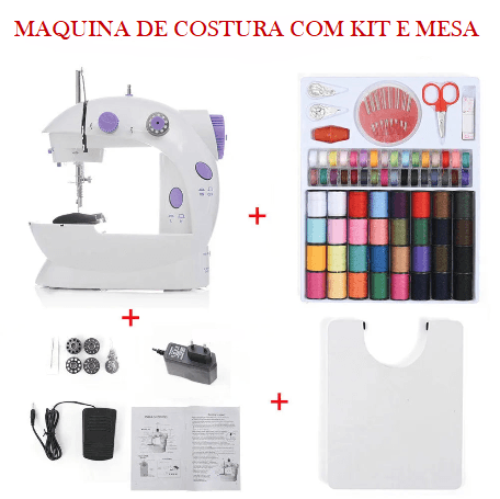 【StitchMaster™】- A Mini Máquina de Costura com Precisão e Praticidade em Suas Mãos!